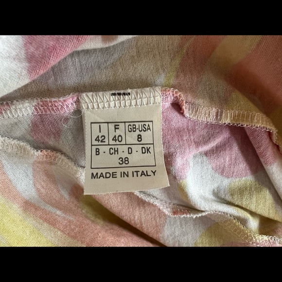 Authentic .Emilio Pucci sleeveless cotton Button Front Top, sz.S, excellent - Picture 10 of 11